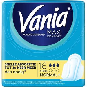 Vania Maxi Comfort Normal Plus 16 stuks