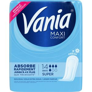 Vania - Maxi Confort Super Fresh - Maandverband - 14 Handdoeken