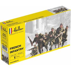 Heller - French Infantry - Modelbouwset - 1:72 - Figuren - World War II