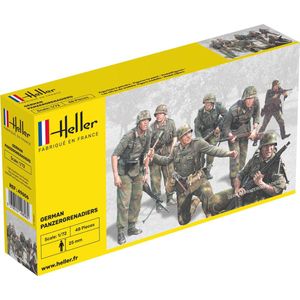 Heller - 1/72 German Panzergrenadiers - Modelbouwset - Wereld Oorlog II - Schaal 1:72