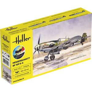 1:72 Heller 56229 Messerschmitt Bf 109 K-4 - Starter Kit Plastic Modelbouwpakket