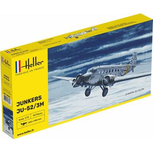 1:72 Heller 80380 Junkers Ju 52/3M Luftwaffe Plastic Modelbouwpakket