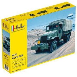 1:35 Heller 81121 GMC US Truck Plastic Modelbouwpakket