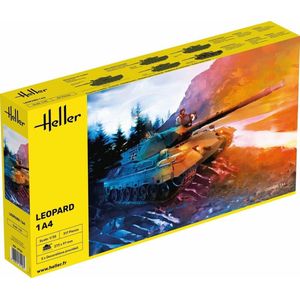 1:35 Heller 81126 Leopard 1A4 Tank Plastic Modelbouwpakket