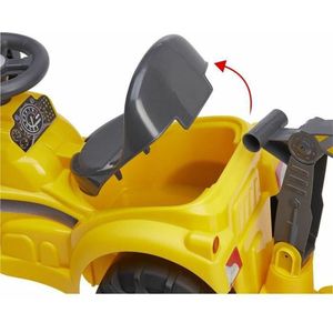 Ecoiffier Looptractor met Voorlader en Wagen