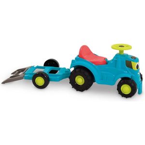 Ecoiffier Tractor met Aanhanger en Grasmaaier