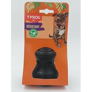 Tyrol - Hondenspeelgoed – serie Cronos – speelgoed voor honden – Pepper – met traktatietank voor honden – plantaardig en natuurlijk – L – 10 cm – duurzaam speelgoed – gemaakt in Europa