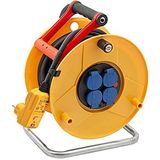 Brennenstuhl - Kabelhaspel Standard Pro - Geel - 25 m - Met Differentiële Bescherming - 30 mA