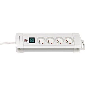 Brennenstuhl 1390221064 PBB4 Premium Plus 4-voudig 1,8 m H05VV-F 3G1,5, wit