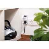 Brennenstuhl - BAT DZ 20 - Digitale Tijdschakelaar - Wit - 10 Programmeerbare Schakeltijden