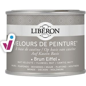 Libéron Muurverf Velours De Peinture Brun Eiffel Fluweel Mat 125ml