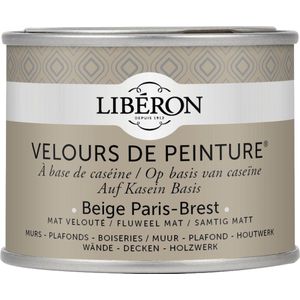 Libéron Muurverf Velours De Peinture Beige Paris-brest Fluweel Mat 125ml | Muurverf