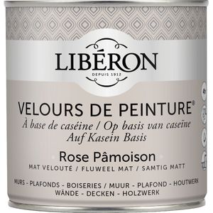 Libéron Muurverf Velours De Peinture Rose Pamoison Fluweel Mat 125ml
