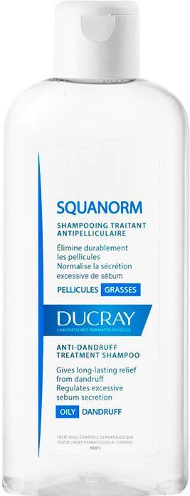 Ducray - Squanorm - Anti-Roos Behandeling Shampoo - Kleurloos - 200ml