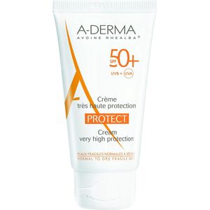 A-Derma - Protect Cream - Zonnecrème - SPF50+ - 40 ml