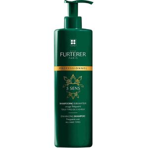 Rene Furterer 5 Sens Enhancing Shampoo - Frequent Use, All Hair Types (Salon Product) 600 ml