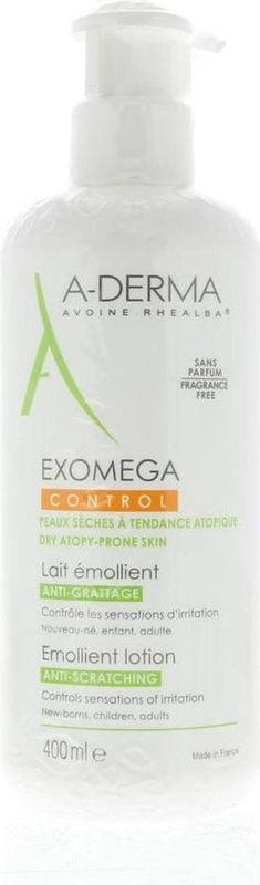 A-Derma - Exomega Control - Emollient Lotion - 400 ml