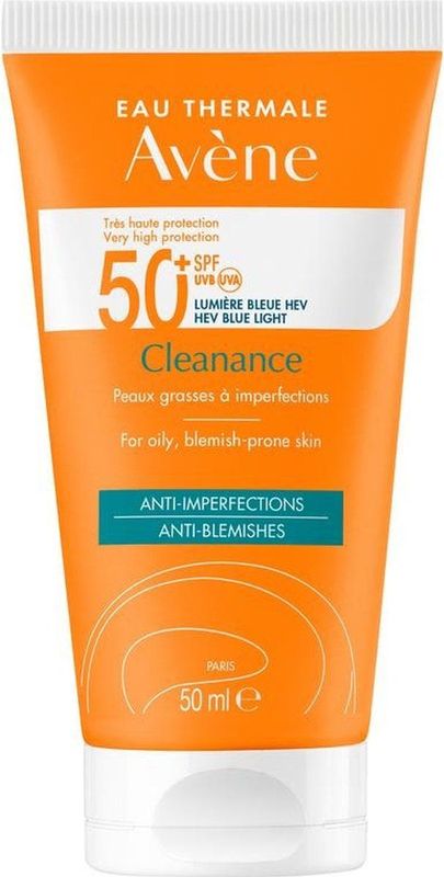 Avène Zon Cleanance Emulsie SPF50+ - Zonnebrand - 50ml