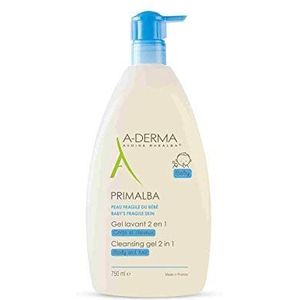 A-Derma Primalba Baby reinigingsgel voor lichaam en haar voor Kinderen 750 ml