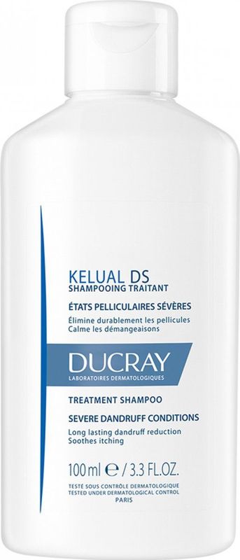 Ducray - Kelual DS Traitante - Shampoo - 100ml - Voor Roos en Geïrriteerde Hoofdhuid