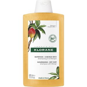 Klorane - Mango Nourishing Shampoo - Shampoo - 400 ml - Voor Droog Haar