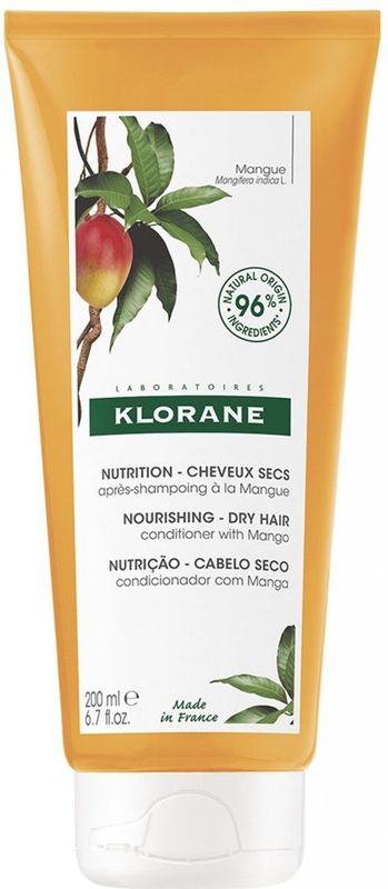 Klorane - Mango - Haarbalsem - 200 ml - Voor Droog Haar