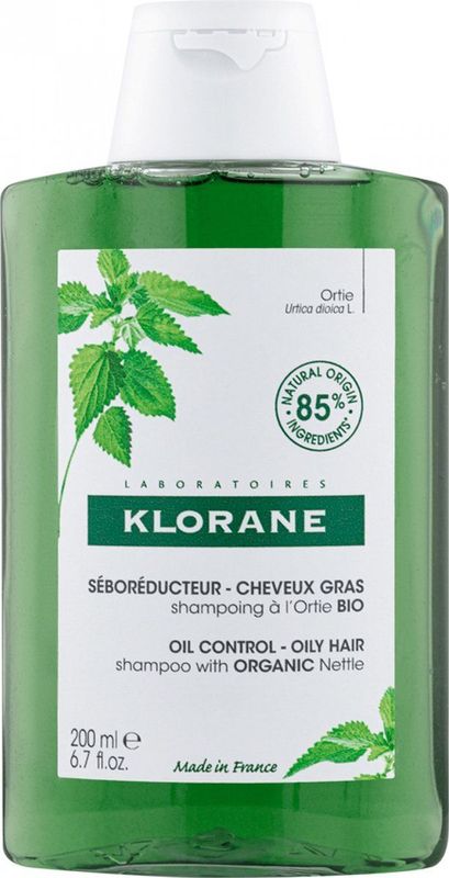 Klorane - Oil Control - Shampoo - Brandnetel - 200ml