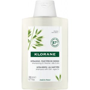 Klorane - Extra Zachte Shampoo - 200ml - Haver - Voor Alle Haartypes