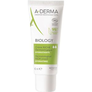 A-Derma Biology Voedende Hydraterende Crème voor Droge tot Zeer Droge Gevoelige Huid 40 ml