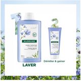 Klorane - Flax Fiber Bio - Shampoo - 400 ml - Fijn en Futloos Haar