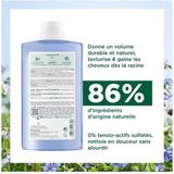 Klorane - Flax Fiber Bio - Shampoo - 400 ml - Fijn en Futloos Haar