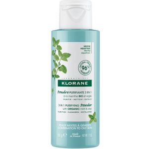 Klorane - 3 in 1 Purifying Powder - Mint - Poeder - 100g