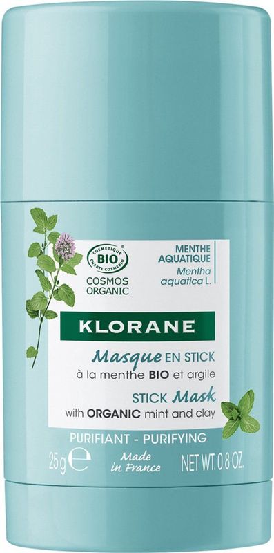 Klorane Masker met Watermunt bio Stick 25g