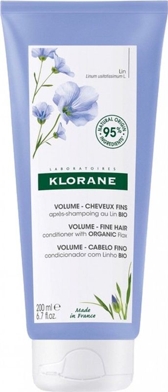 Klorane - Volume Conditioner - 200ml - Met Organic Lijnzaadextract