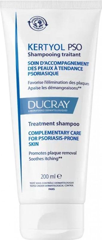 Ducray - Kertyol P.S.O. Traitant - Shampoo - 200ml - Voor Hoofdhuidpsoriasis