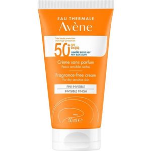 Avène SPF 50+ Crème Zonder Parfum - 50ml