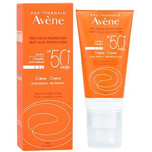 Avéne Fragrance Free Cream For Dry Sensitive Skin SPF 50 50 ml