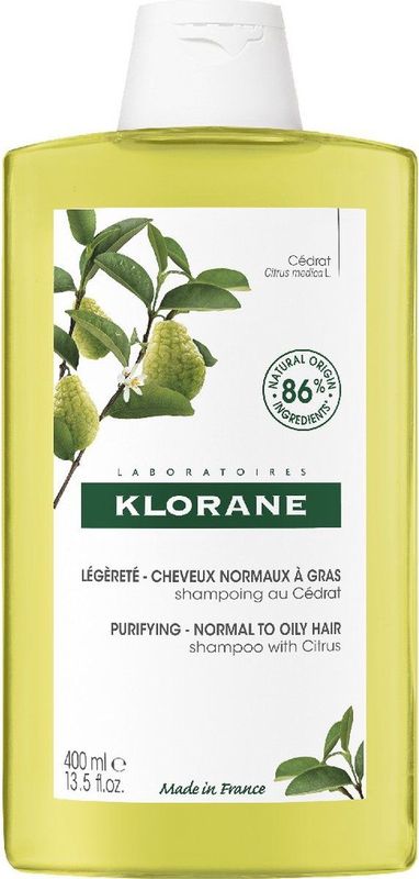 Klorane - Purifying Shampoo - Citrus Pulp - 400ml