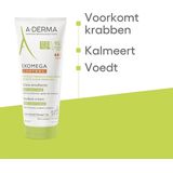 A-DERMA - EXOMEGA CONTROL - Jeukwerende Emolliërende Crème - 95% Natuurlijke Ingrediënten