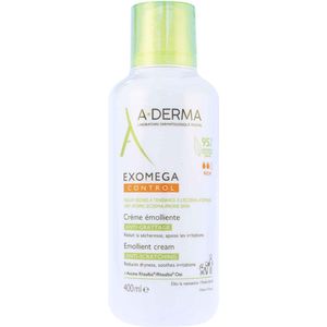 A-DERMA - EXOMEGA CONTROL - Jeukwerende Emolliërende Crème - 95% Natuurlijke Ingrediënten