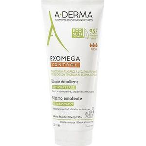 A-DERMA - EXOMEGA CONTROL - Jeukwerende Emolliënt Balsem - 95% Natuurlijke Ingrediënten
