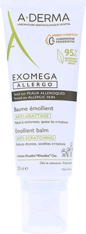 A-DERMA - EXOMEGA ALLERGO - Emolliënt Balsem - 200ml