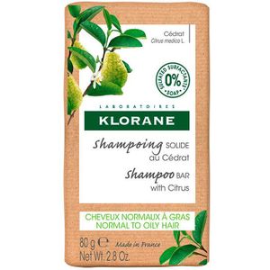 Klorane - Shampoobar - Cederappel - Vegan - 100% Recycleerbare Verpakking