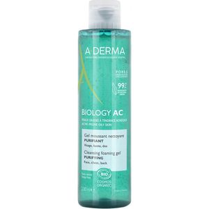 A-DERMA - Biology AC - Reinigingsgel - 200 ml - Dermatologisch en BIO