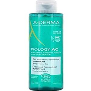 A-Derma Biology AC Reinigende Schuim Gel voor Gemengde en Vette Huid 200 ml