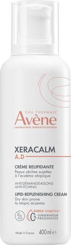 Avène - XeraCalm A.D Crème - Eczeemzalf - 400ml - Geurvrij