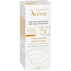Avene Spf50+ minerale zonnebrandcrème - 1 stuk