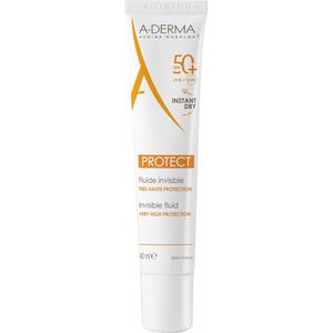 A-Derma - Protect Onzichtbare Zonnefluid Gezicht - SPF50+ - 40ml
