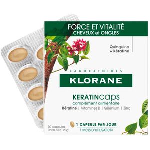 Klorane - Capil. Keratin Caps - 3x30 Nf - Voedingssupplement voor Haar