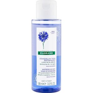 Klorane Cornflower Waterproef Oogmake-up Remover voor Gevoelige Huid 100 ml